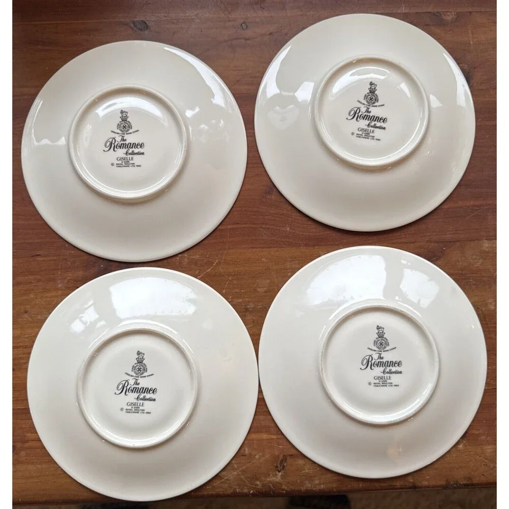 Royal Doulton 4 Teacup And Saucer Sets 